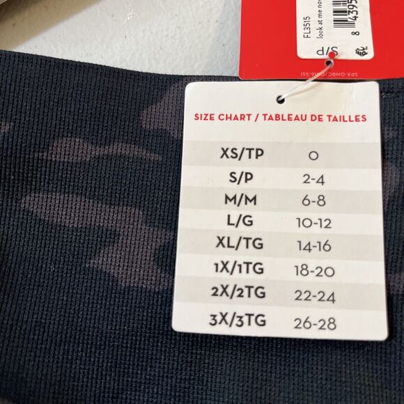 New SPANX Look At Me Now EcoCare Seamless Gray Camo Leggings Womens Sz S - Picture 4 of 4